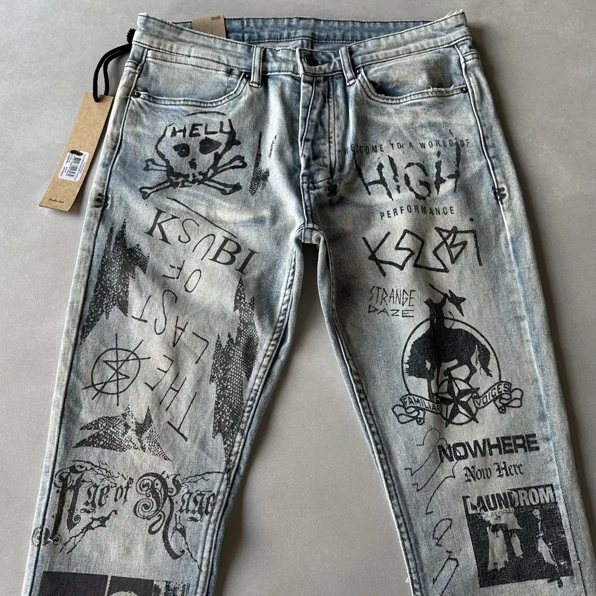 [32inch]Defensive vahn Winkle Punk Denim Pants