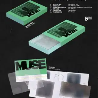 지민 뮤즈 앨범 미개봉 muse set + weverse album