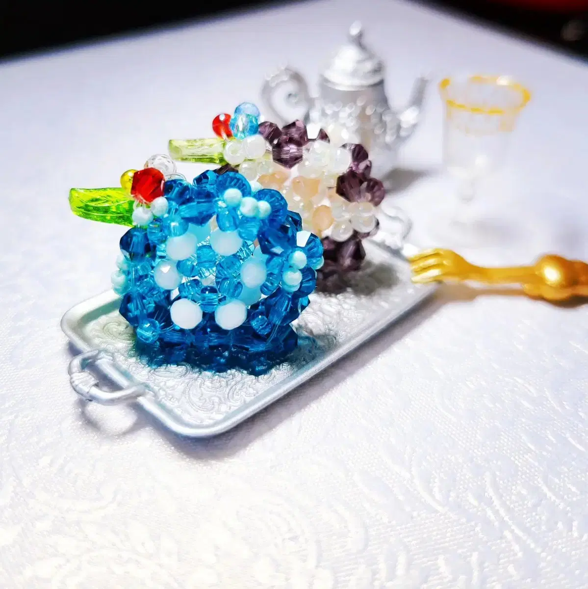 Rollcake Bead Keyring