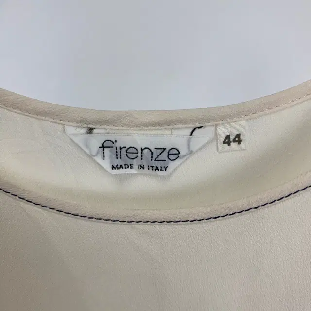 빈티지 firenze ITALY 실크 슬리브리스탑