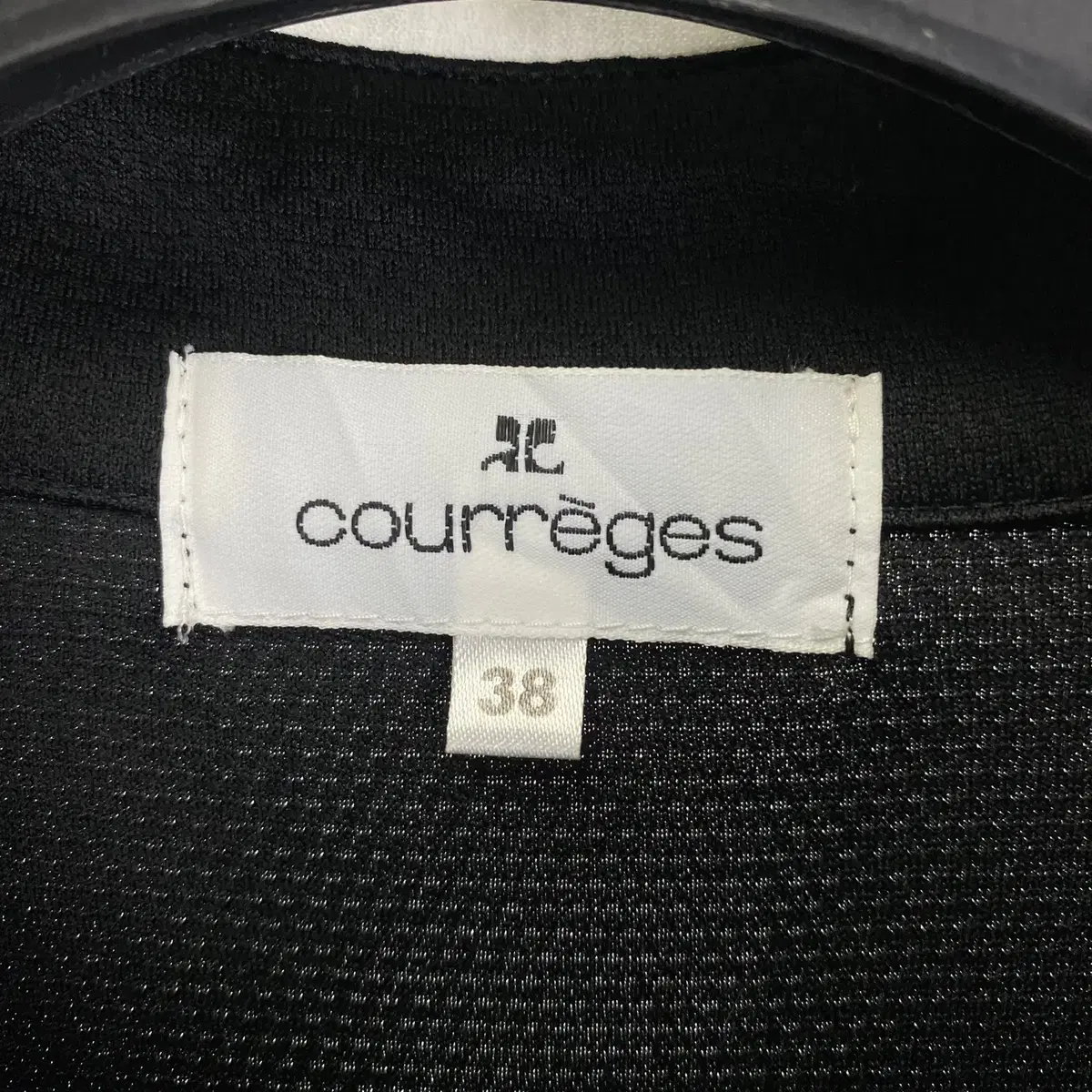 빈티지 COURREGES PARIS 로고 디테일 져지 롱슬리브