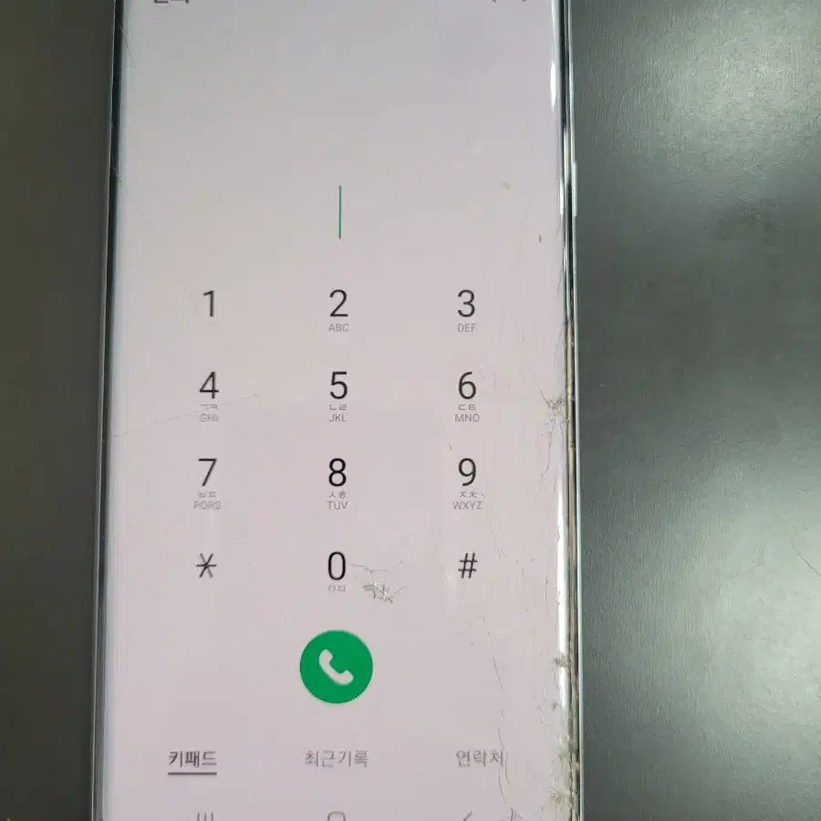 갤럭시 s10 5g 512g 액정파손 멍 판매 선약가능