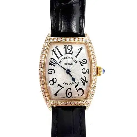 Franck Muller Gold Original Diabagel Ladies Watch 1752QZD 25mm