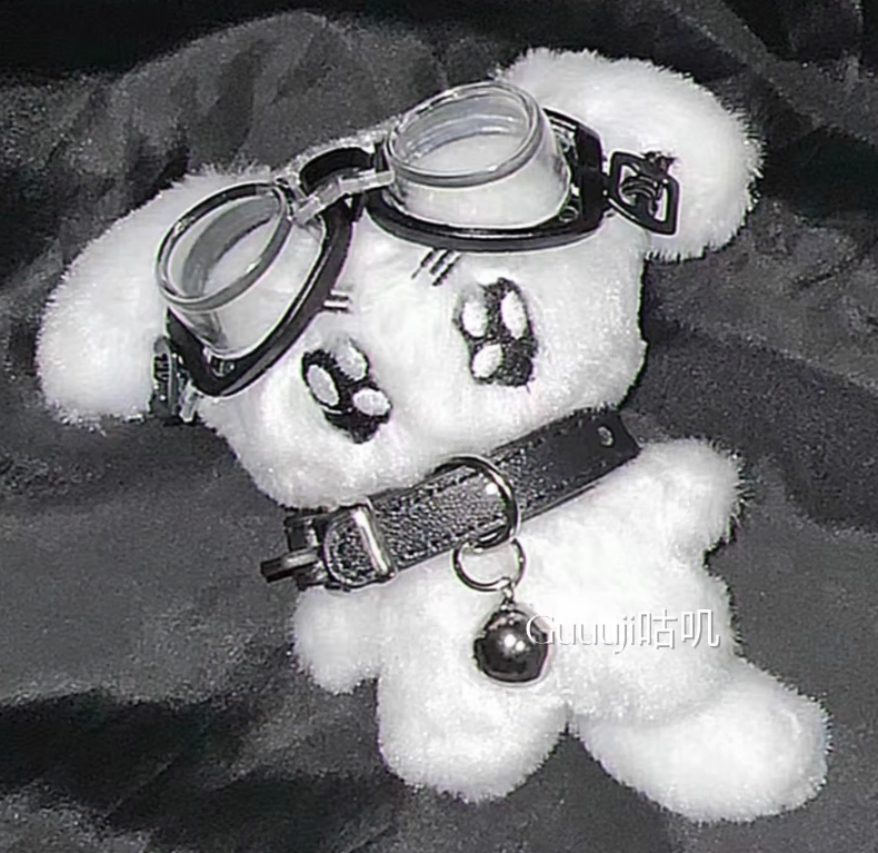 (Same day song) 10cm doll clothes Goggles, leash