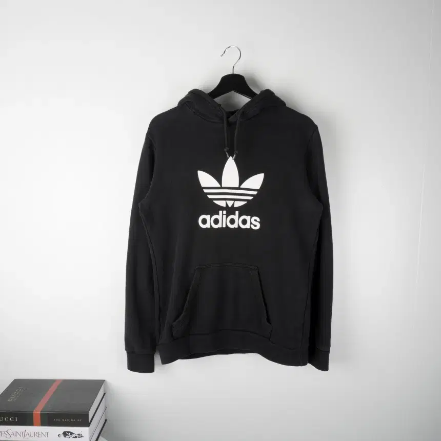 Adidas Flame Big Logo Black Hoodie VIA0513