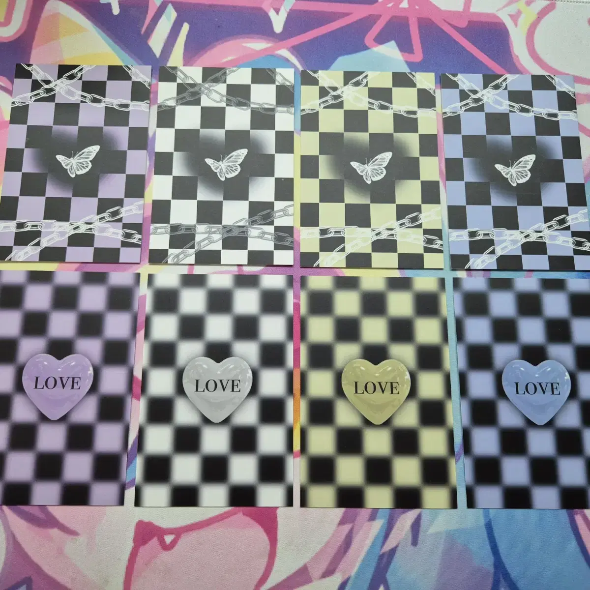 Checkerboard Check bora Yellow White Blue binder Earth sell WTS