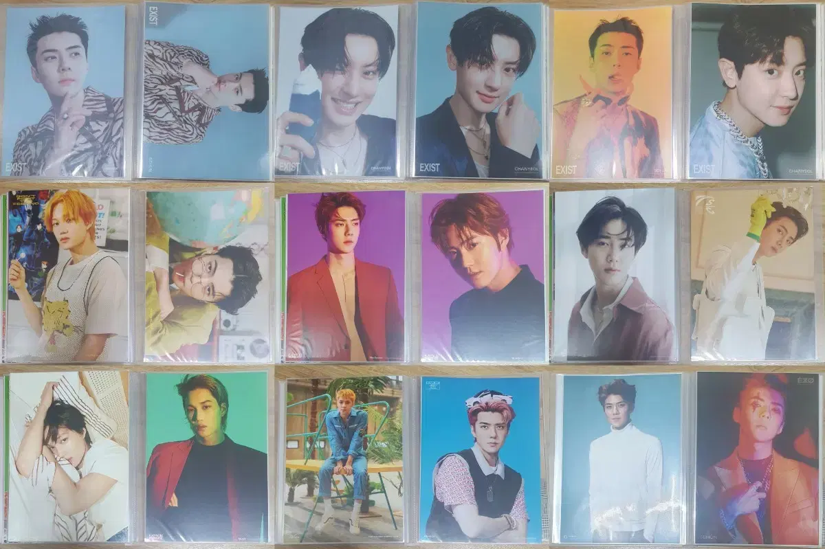 Exo A4 Photo Advanced Photo sehun suho Woojoo + chanyeol kai Baekhyun