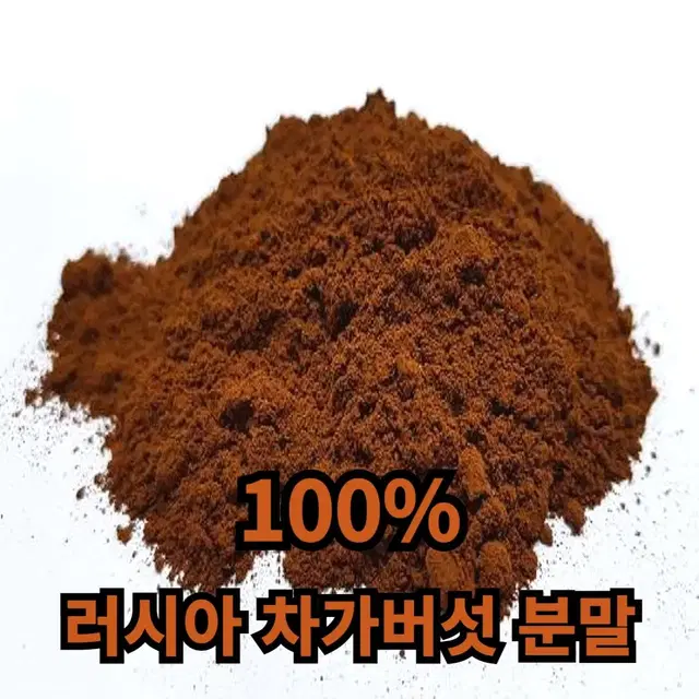 차가버섯 가루 100% 120g1병 러시아산 국내기업제조 안심 분말