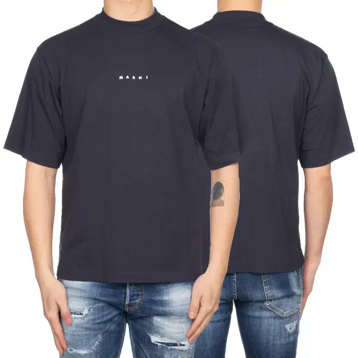 Marni Mini Logo Over Short Sleeve T-shirt HUMU0223P1