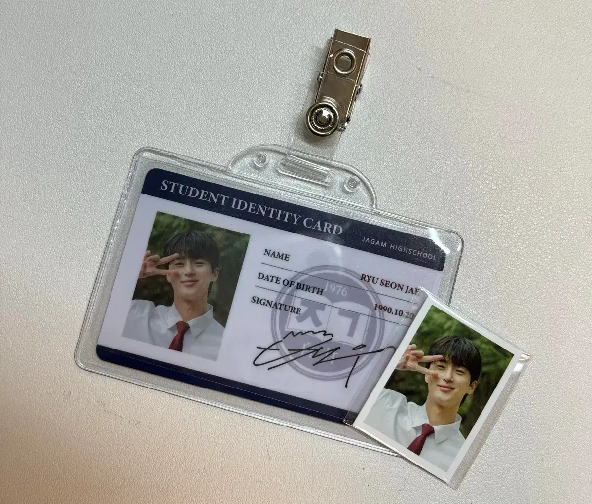 Sunjaeupupgotter Sunuptu pop up Name Badges Student ID Merchandise