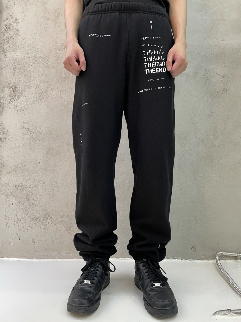 Takahiro Miyashita The Soloist Lettered Sweatpants SOLOIST