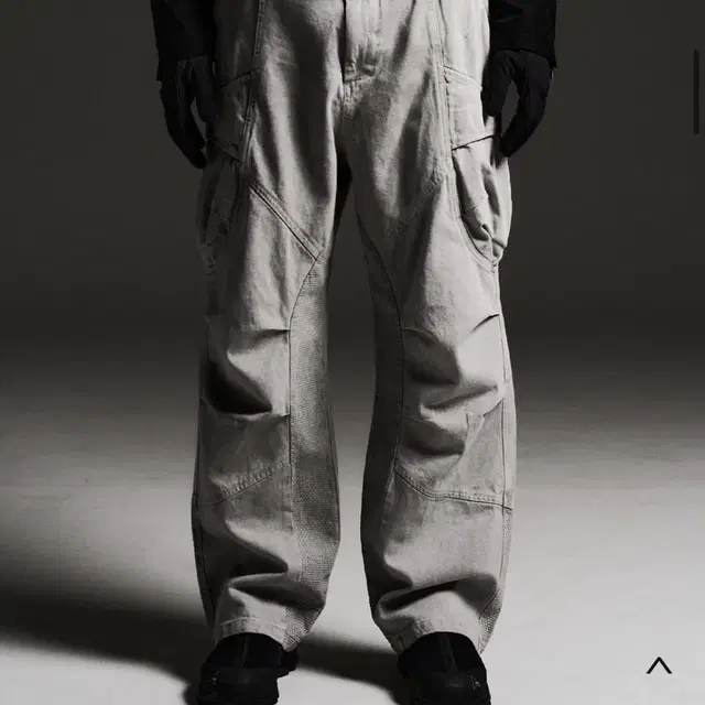 CORE:8 WASHED CARGO PANTS (LIGHT GREY)