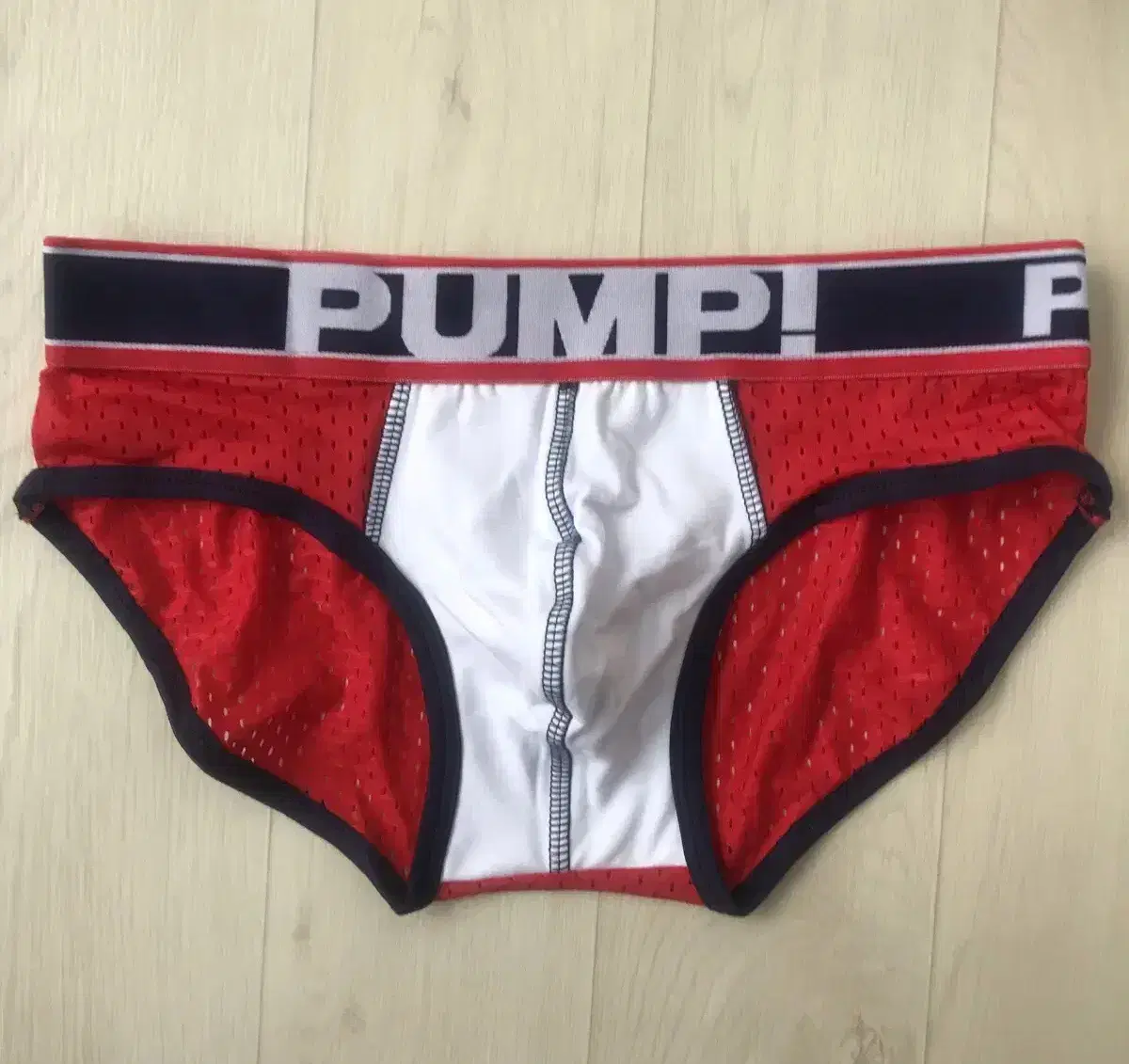 [M size] 새상품_PUMP! 베이스볼 브리프(삼각팬티) 로우라이즈