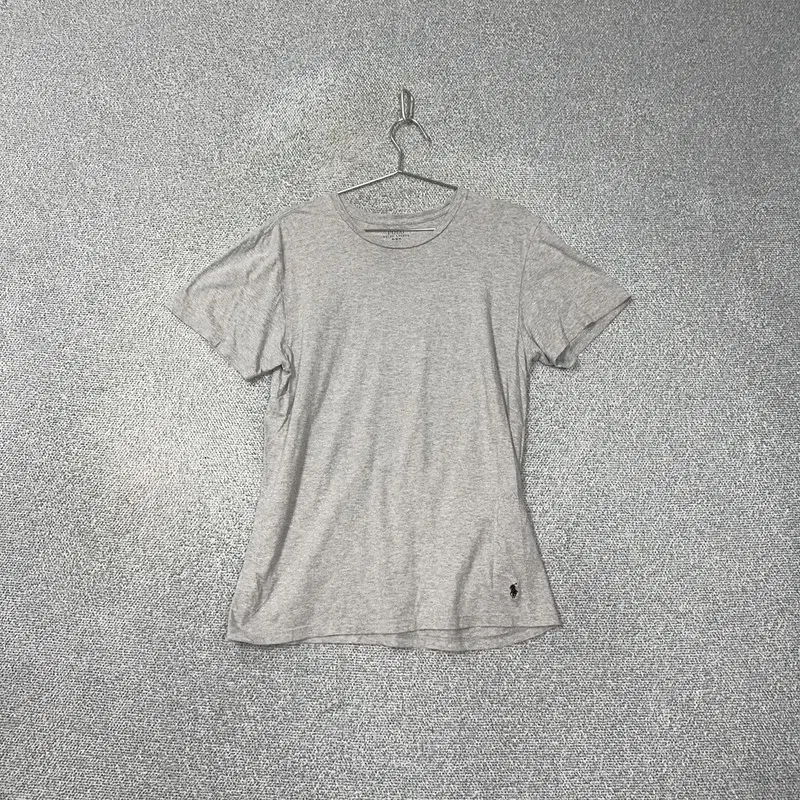 Polo Gray Bottom Pony Cotton Vahn Tee M