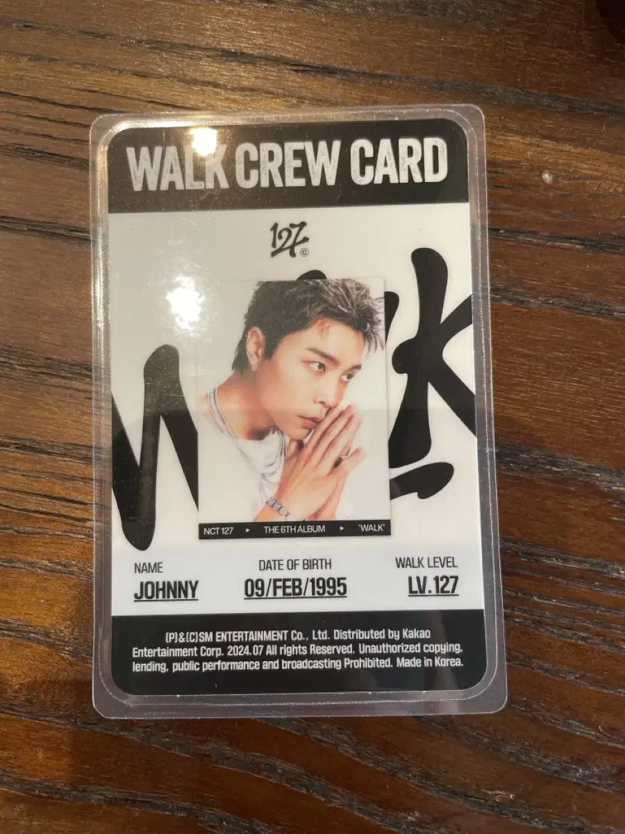 nct 127 @pigduckworkcrewcard johnny wts