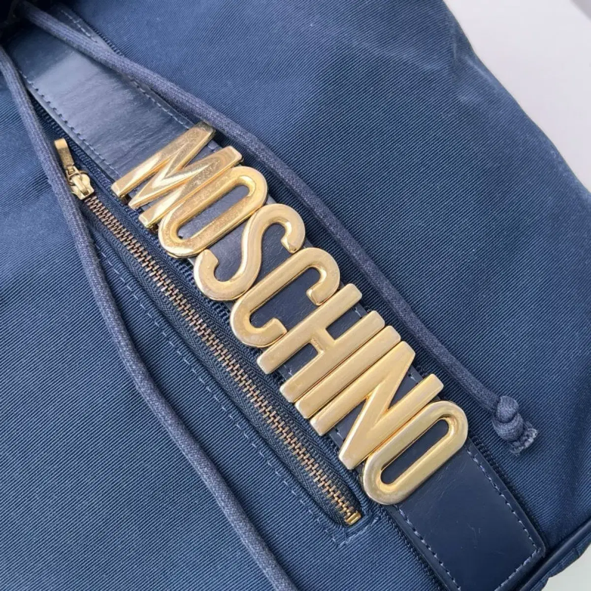 moschino / 모스키노 네이비 패브릭 백팩