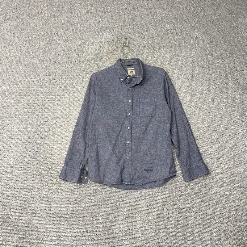 HenriCotton casual denim-colored cotton shirt 95