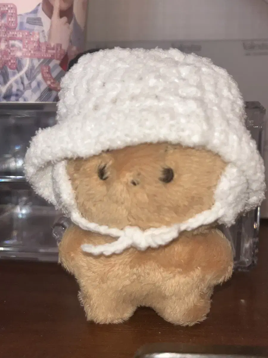 The bear hyunjae doll wts (+panda hat)