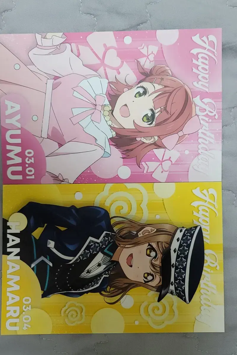 LoveLive birthday postcards