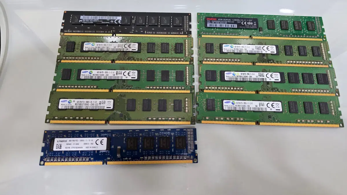 DDR3 PC용 중고 메모리 4GB 모음