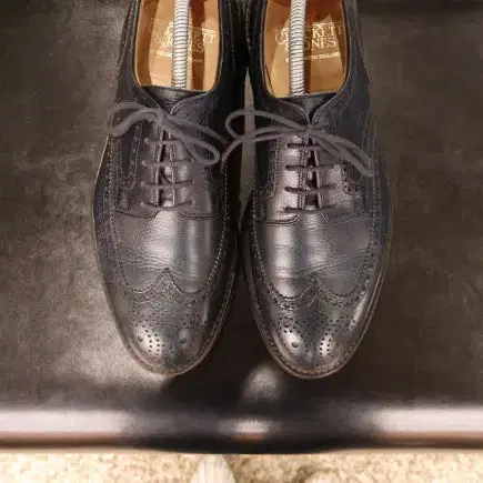 Crockett&Jones/크로켓앤존스/윙팁더비/블루/UK6E/245