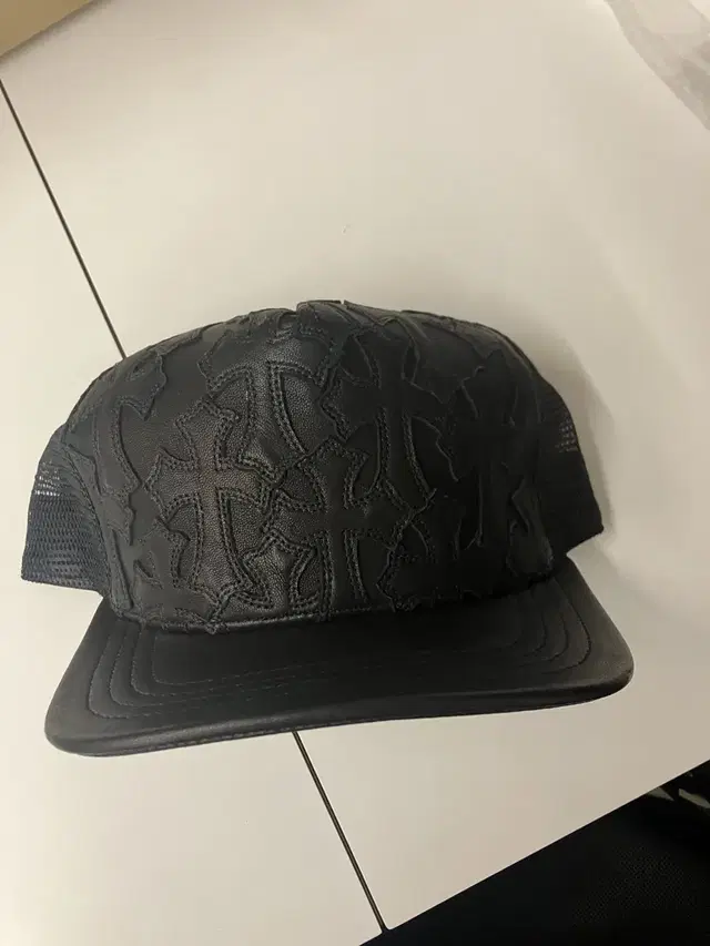 Chrome hearts Leather Cross cap