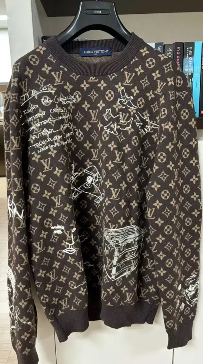 Department Store Genuine) Brand New) Louis Vuitton New Monogram Knit Excla