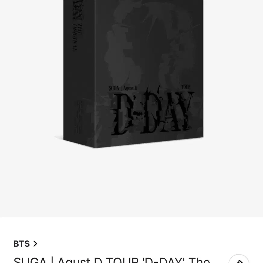 SUGA AgustD D-DAY The Orignal ,LP