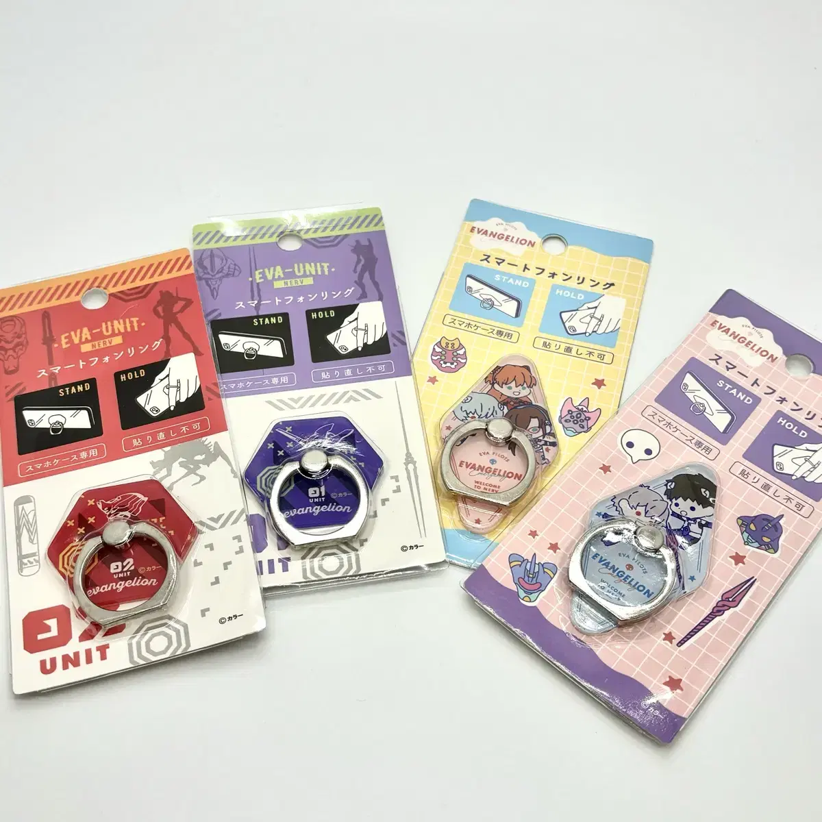 Evangelion Smartphone Ring Stands (4 variants)