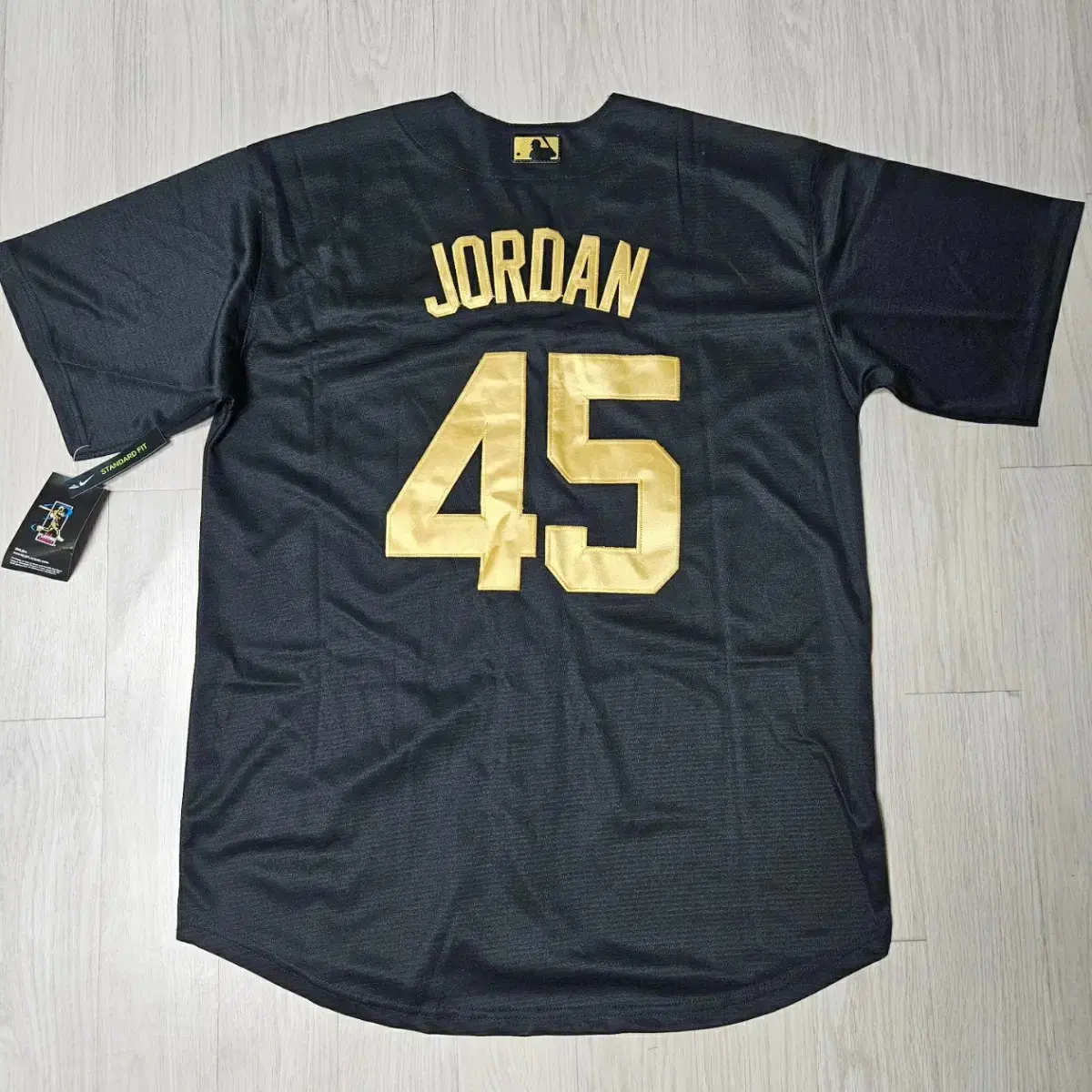 Nike mlb Jordan 골드에디션 져지 블록코어룩