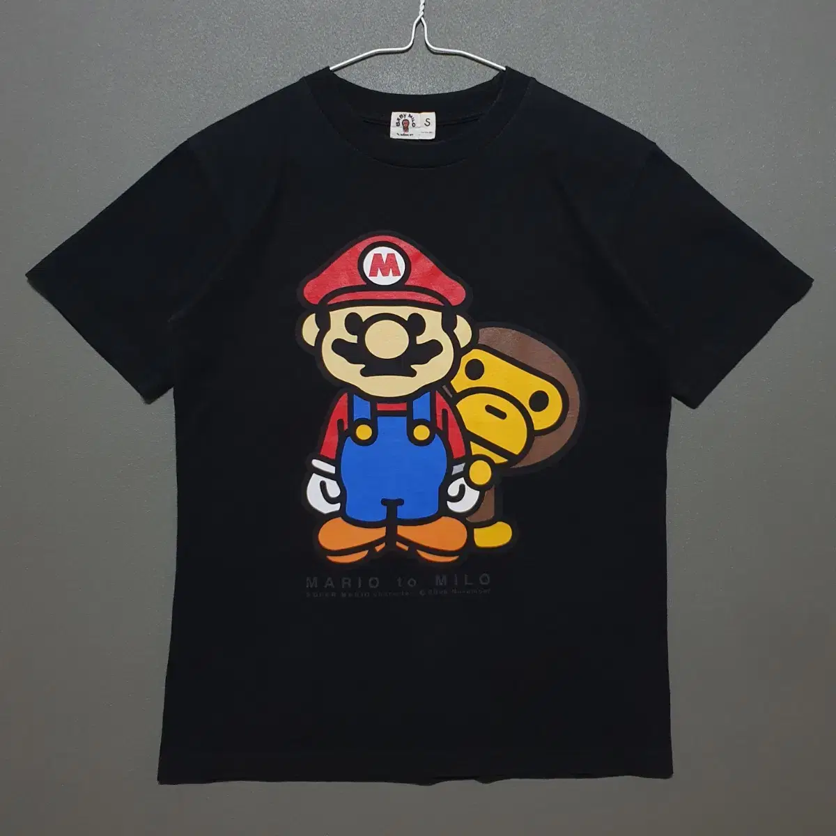 Vape Baby Milo X Nintendo Super Mario limited edition Collaboration Short Sleeve T-Shirt S