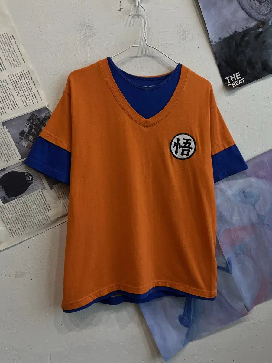 Dragon Ball Official Layered Short Sleeve T-Shirt