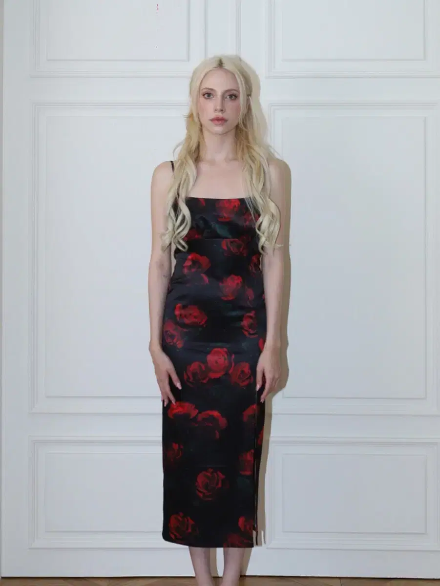 엘프엘프엘프 elfelfelf rose dress-red