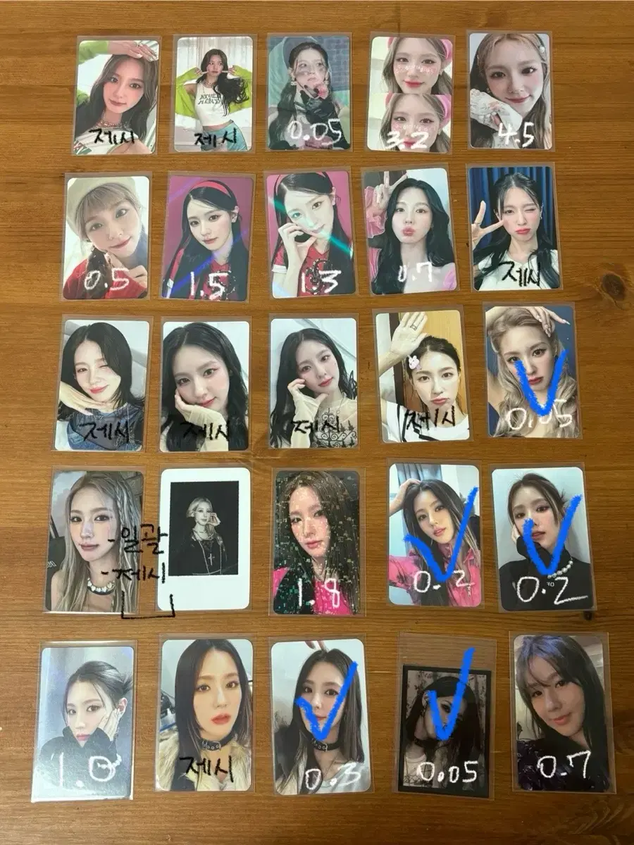 (Women) gidles miyeon photocard poka