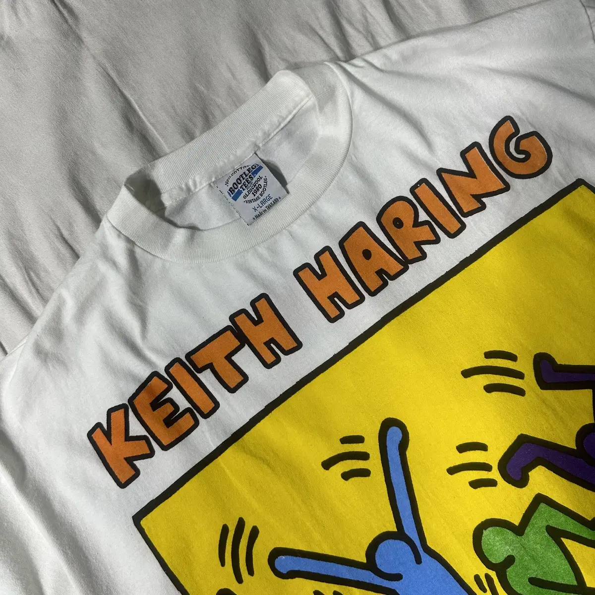 keith haring  키스 해링 프린팅 반팔 티셔츠 (XL)