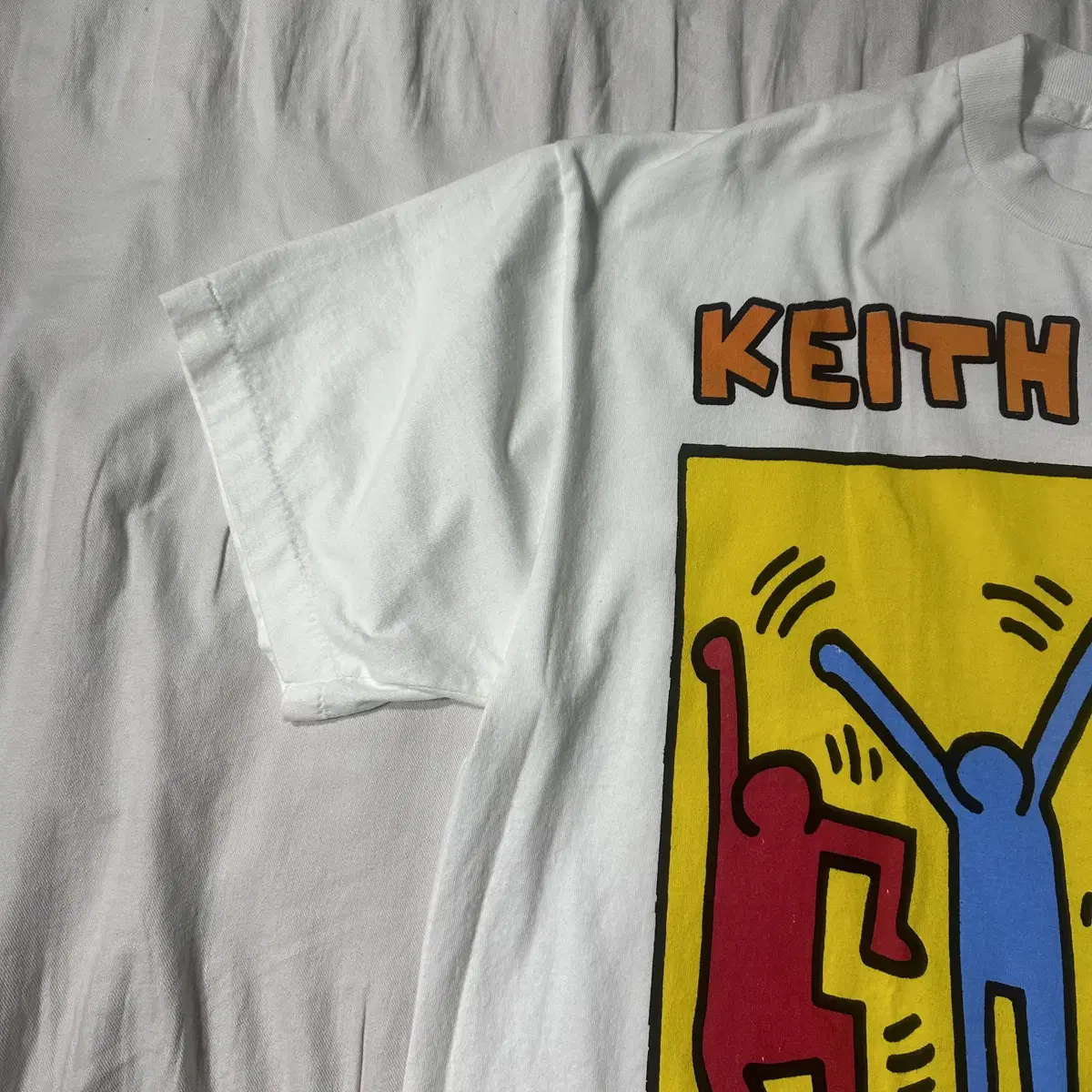 keith haring  키스 해링 프린팅 반팔 티셔츠 (XL)