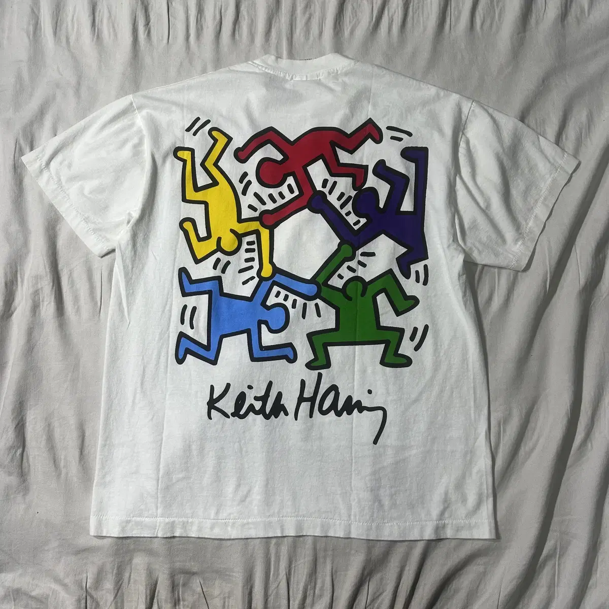 keith haring  키스 해링 프린팅 반팔 티셔츠 (XL)