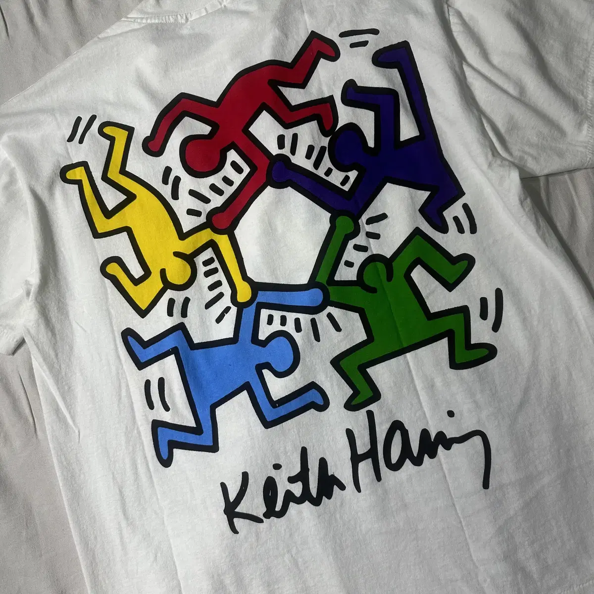 keith haring  키스 해링 프린팅 반팔 티셔츠 (XL)