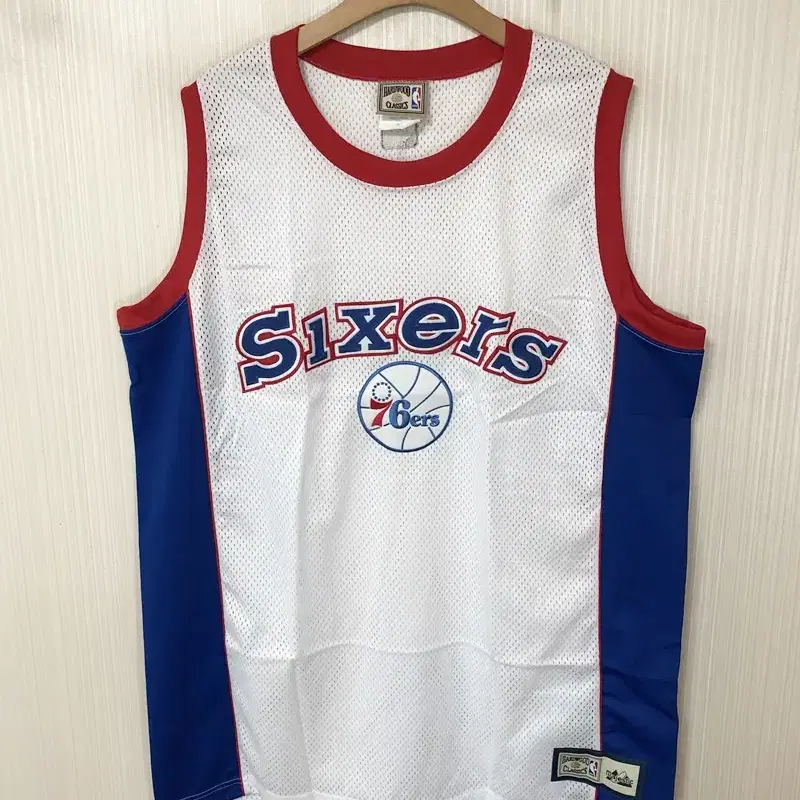 NBA 마제스틱 하드우드클래식 필라델피아 76ERS 유니폼/져지 XL