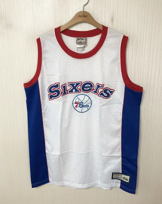 NBA 마제스틱 하드우드클래식 필라델피아 76ERS 유니폼/져지 XL