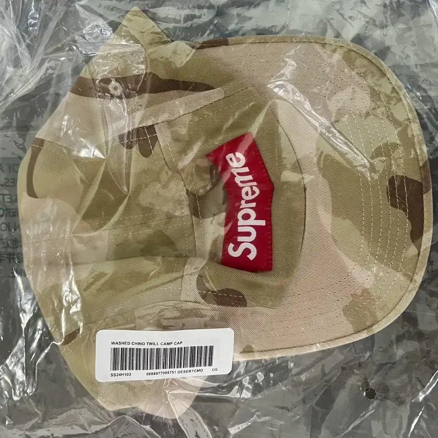 Supreme camp cap Chino Camo 슈프림 캠프캡