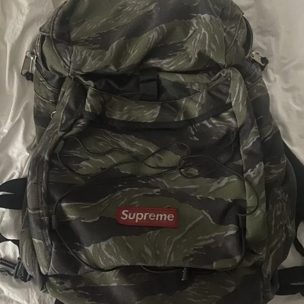 supreme 슈프림 타이거 카모패턴 백팩 가방 크로스백 밀리터리