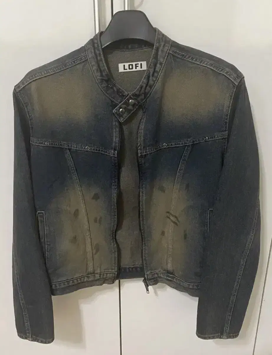 Lo-fi Dirty Vicious Denim Jacket bloo size M