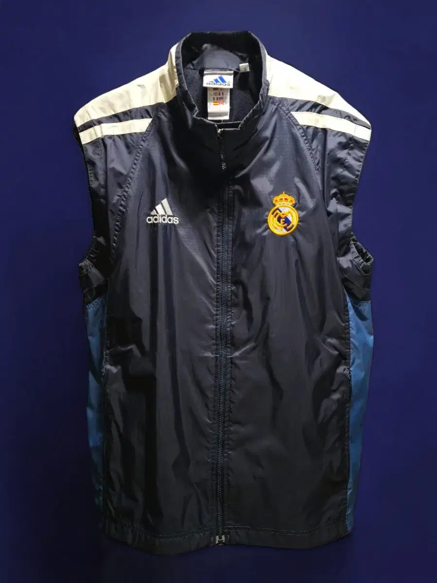 00s Adidas Samsun Real Madrid Vest Zip Up L