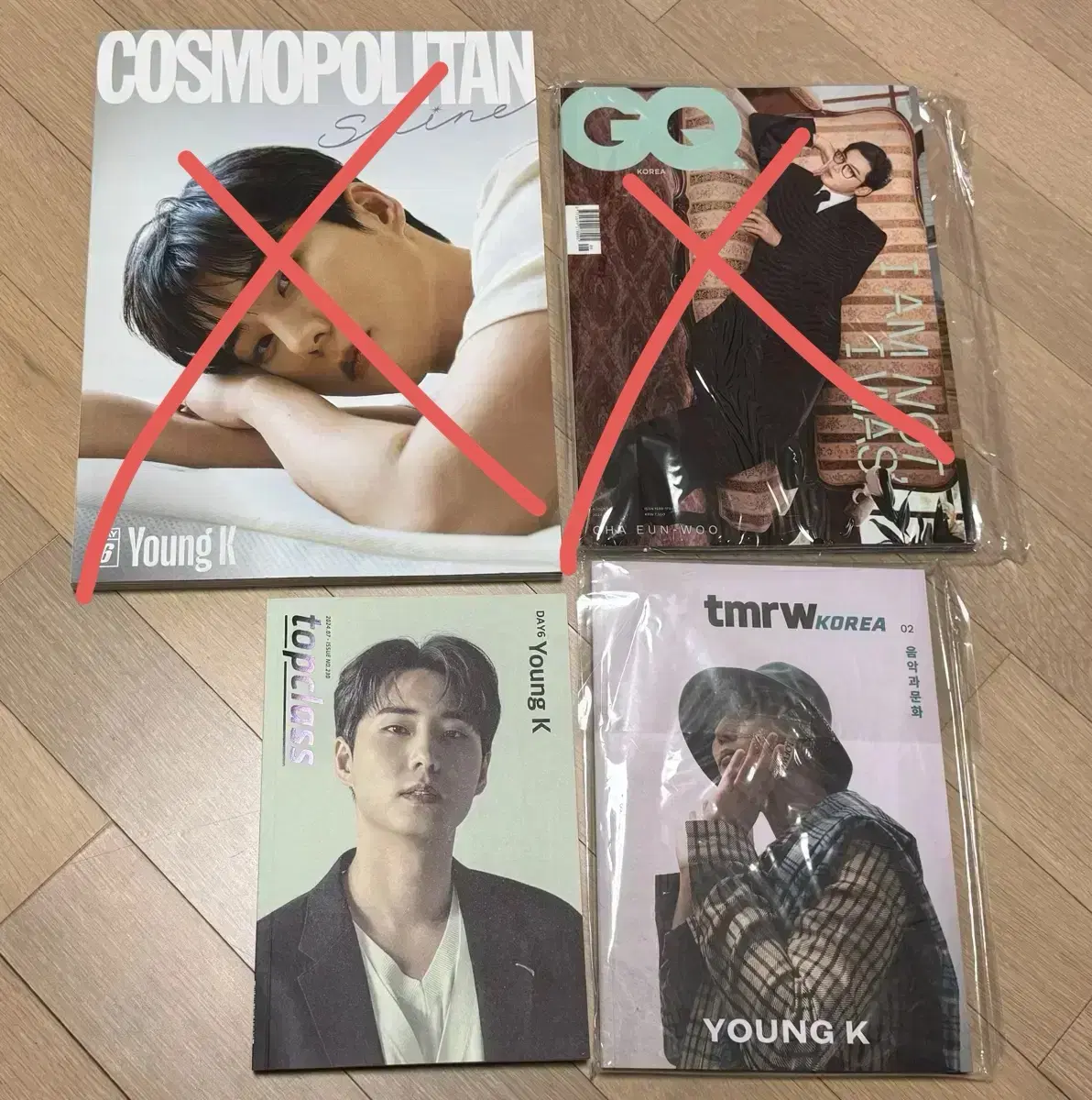 Day 6 Young K Magazine wts GQ tmrw topclass