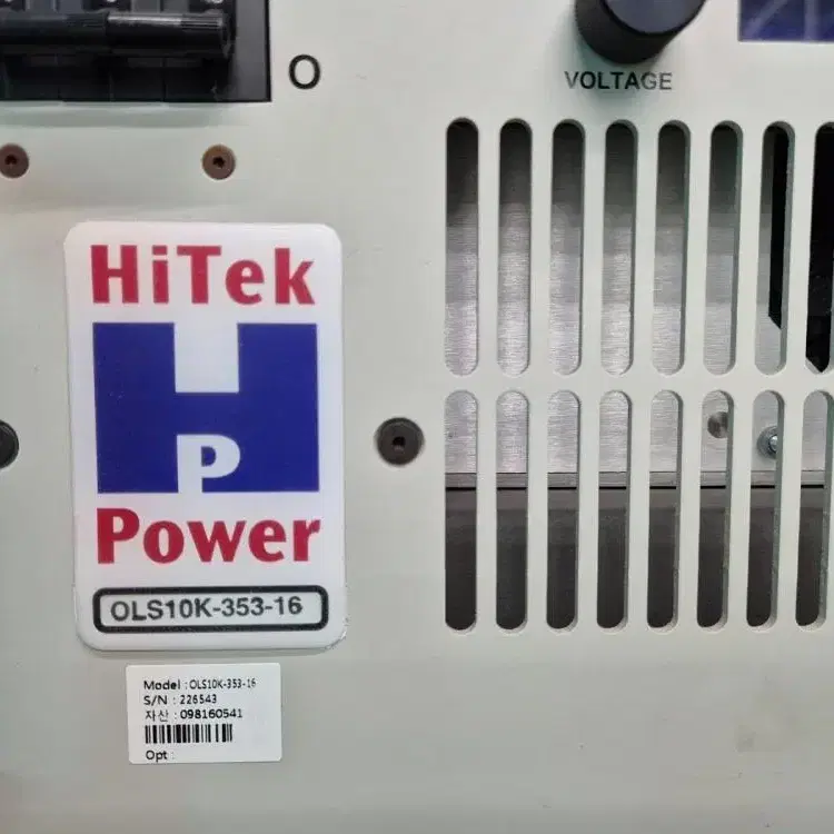 HiTek Power OLS10K-353-16 고전압 파워서플라이.