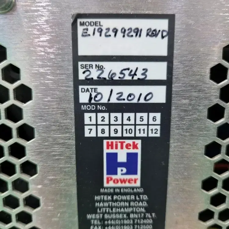 HiTek Power OLS10K-353-16 고전압 파워서플라이.