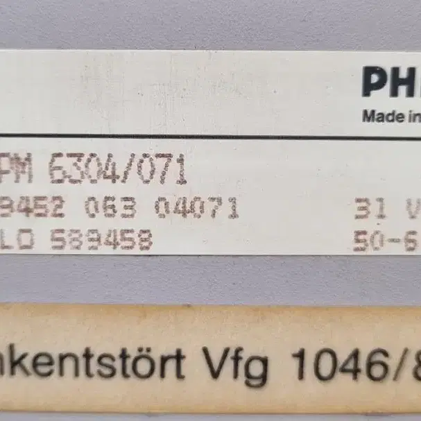 PHILIPS PM6304 RCL meter.