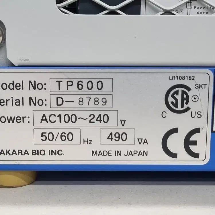 TAKARA TP600  PCR Thermal Cycler 열순환기.