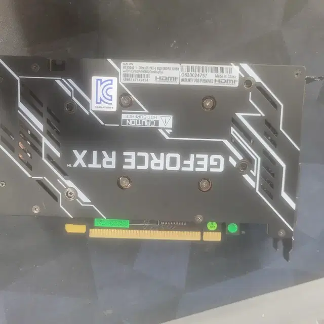 갤럭시 지포스 RTX 3050 8GB 중고제품